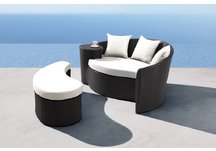 Curacao Bed and Ottoman