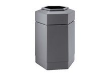 30-Gallon Hex Trash Receptacle