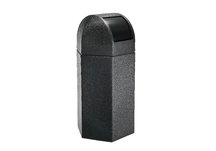 50-Gallon Hex Trash w Dome Lid