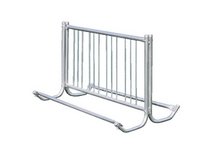 Commercial Park 5' Double Sided Bike Rack- Portable, Galvanized