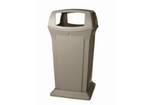 trash cans, recycle bins, waste receptacles