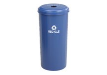 Tall Round Recycling Receptacle