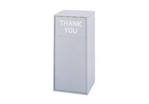 Flat Top Wood Receptacle