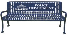 Custom Logo Park Bench