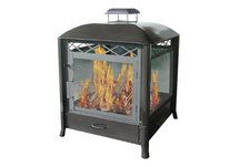 Square Outdoor Fireplace
