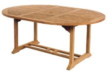 Oval Table, Classic Oval Teak Table, Classic Teak Table, Teak Table