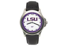 Louisiana State University Tigers Men's Leather Watch