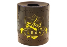 custom trash can