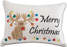 Merry Christmas Moose felt pillow Merry Christmas Moose felt pillow