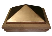 Square Copper Post Cap