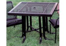 picnic table, square picnic table