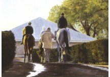 equestrian note cards, Thoroughbred horse racing, Thoroughbred note cards, fine note cards, equestri