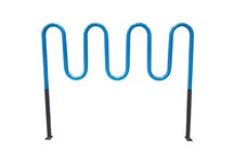 thermoplastic in-ground bike rack