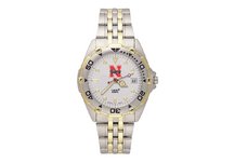 University of Nebraska Cornhuskers Men's Stainless Steel Watch