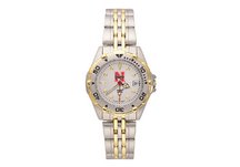 University of Nebraska Cornhuskers Ladies Stainless Steel Watch