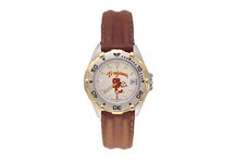 University of Southern California Trojans Ladies Leather Watch