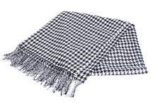 Alabama Game Day Black & White Houndstooth Wrap
