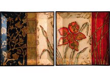 Golden Marsh Plates - Set of Two