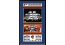 Auburn Tigers 2010 BCS Champions Ticket Frame Jr.