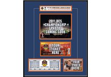 Auburn Tigers 2010 BCS Champions Ticket Frame