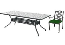 cast aluminum furniture set