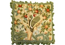 Bird and Cherries Needlepoint Pillow Bird and Cherries Needlepoint Pillow