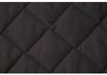 Quilted Bedcap Coverlet in Black