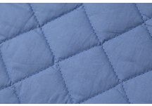 Quilted Bedcap Coverlet in Blue