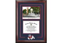 California State University, Fresno Spirit Graduate Frame with Limited edition lithograph