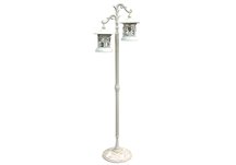 French Country Calla Lily Double Lantern