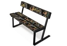 2 Ft Wilber Camouflage Single Back Bench