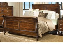 maple sleigh bed