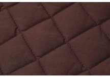 Quilted Bedcap Coverlet in Chocolate