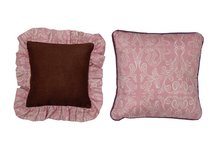 Babykins Chocolate Pink Paisley Throw Pillow Set