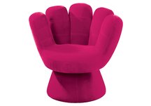 Hot Pink Mitt Chair