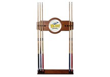 University of Toledo Wood & Mirror Wall Cue Rack