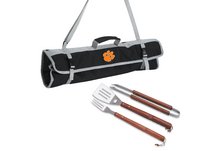 Clemson Tigers 3 Piece BBQ Tool Set Clemson Tigers 3 Piece BBQ Tool Set