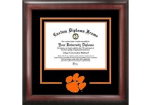 Clemson Tigers Spirit Diploma Frame