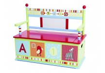 CoCaLo Alphabet Soup Bench Seat w/ Storage