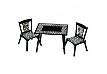 Wild Side Table & 2 Chair Set