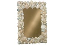 Villages of Gulf Breeze Painted Shell Mirror115