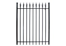 steel fence gate, steel gate, commercial steel gate, residential single gate, residential single ste