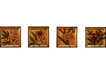 Botanical Beauty Plates - Set of Four