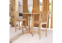 3 Pcs Teak Bar Set