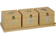 Stylish Coastal Boxes - Set of Three