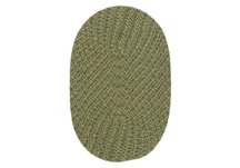 Myrtle Green Check Softex Braided Rug - Sample Swatch