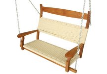 Oatmeal Cumaru Wood Double Swing