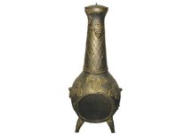European Vineyard Aluminum Chiminea