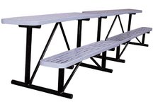 benches, dugout benches, athletic benches, baseball benches, bleachers, baseball accessories