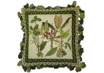 Fern and Bamboo Needlepoint Pillow Fern and Bamboo Needlepoint Pillow